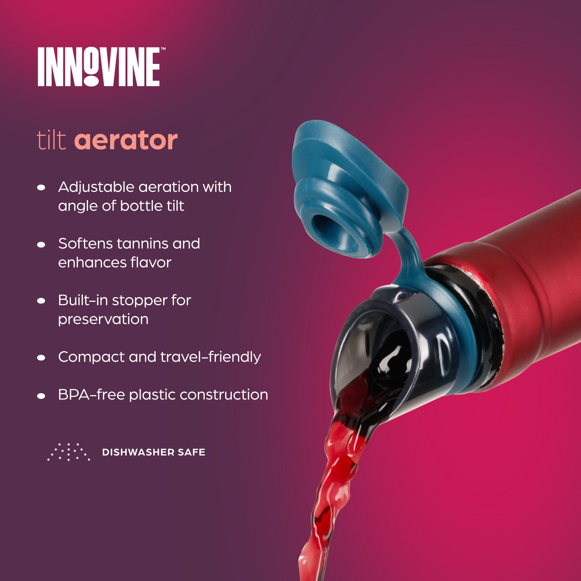 Tilt Aerator in Deep Teal
