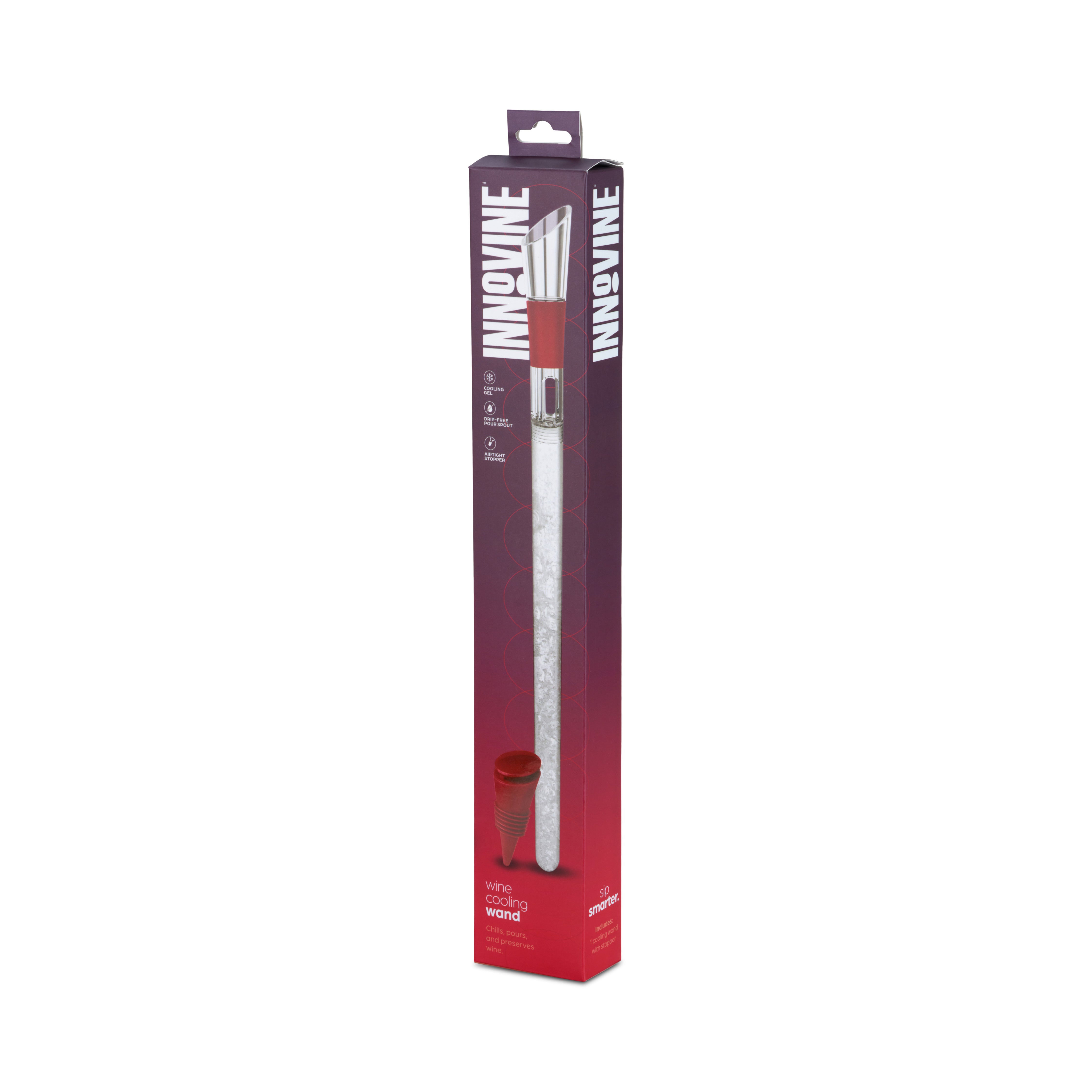 Wine Cooling Wand in Raspberry